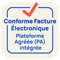 Conforme Facture Electronique - Plateforme Agréée (PA) intégrée