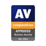 AV Comparatives Approved Business Security Juil 2024