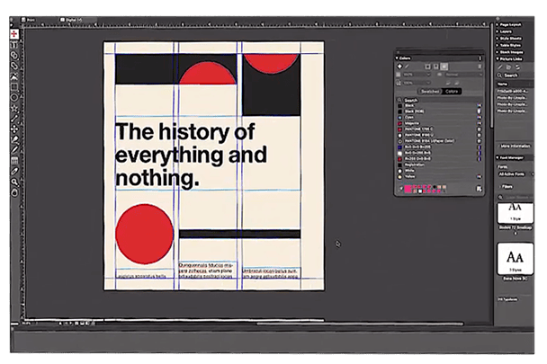 Exemple de l'outil d'aperçu des couleurs du papier