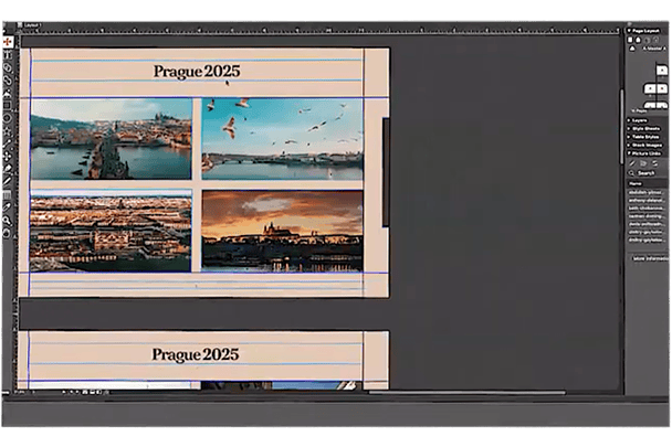 Exemple d'un projet qui utilise les grilles d'images améliorées