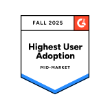Fall 2025 - Highest User Adoption - Mid-Market