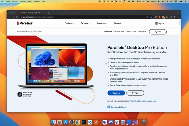 Parallels Desktop 20 : PDP Poweruser Popup